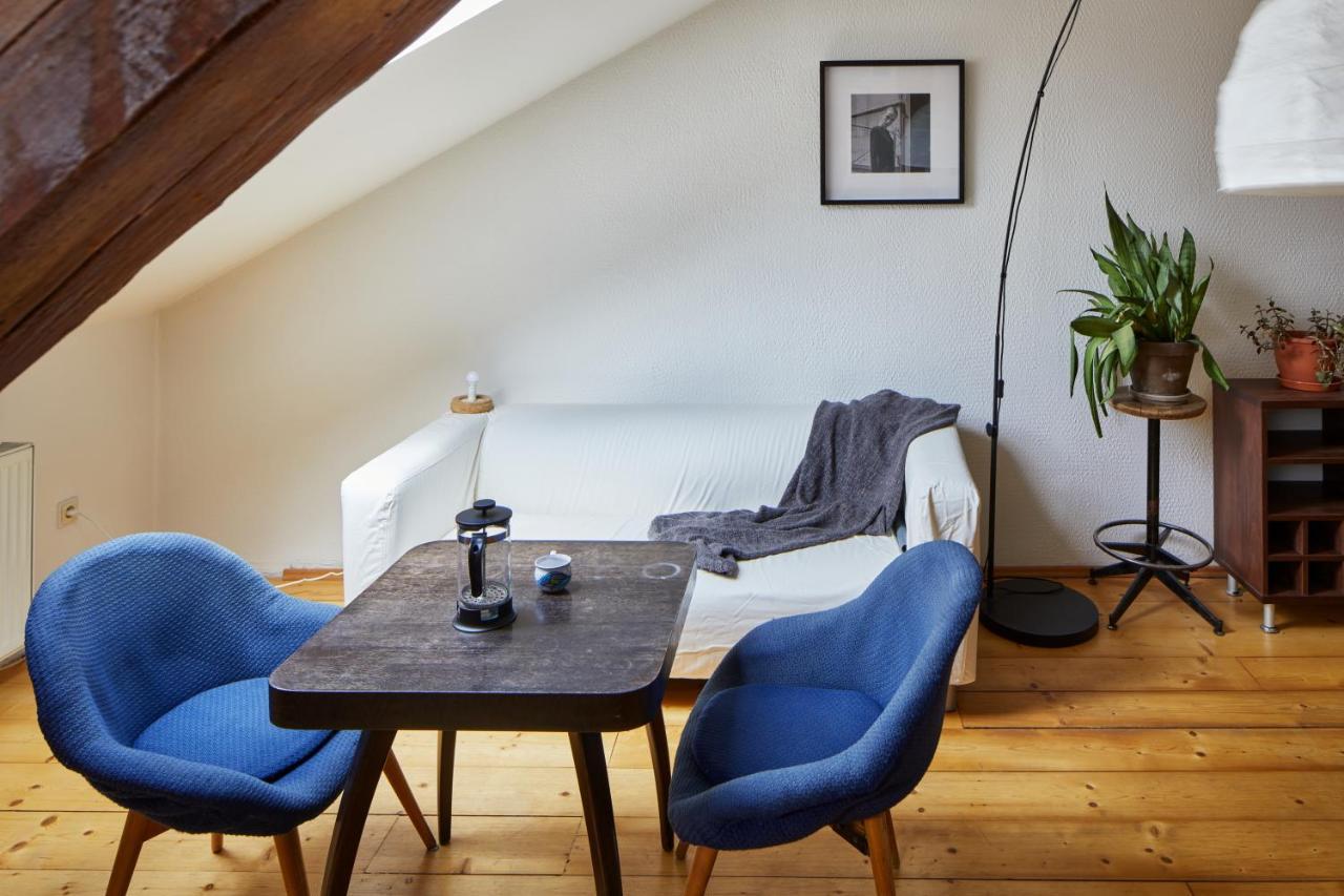 Ferienwohnung Prague Days - Sunlit Attic Loft In Vinohrady Exterior foto